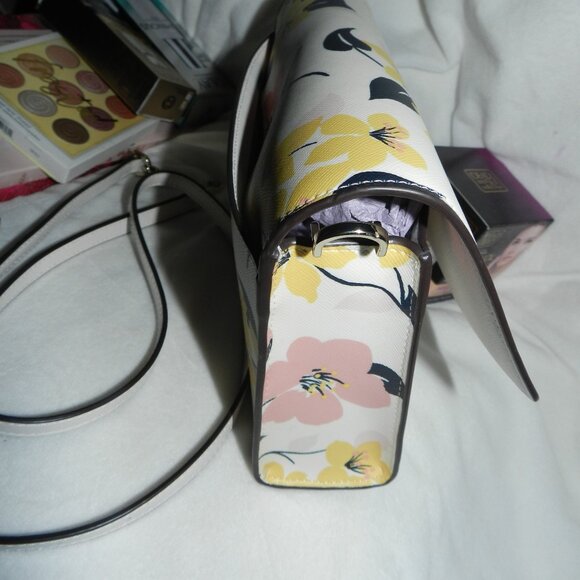 Kate Spade♠️Carson Lily💐Blooms Convertible Crossbody & Shoulder Bag♠️📦🏃🏻⚡🚚 - Picture 10 of 16